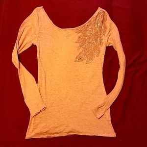 🛍3/15 or FREE bundled* Orange long sleeve shirt